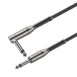 6.3mm mono plug - 6.3mm mono plug right angle SAMURAI Roxtone SGJJ110L10